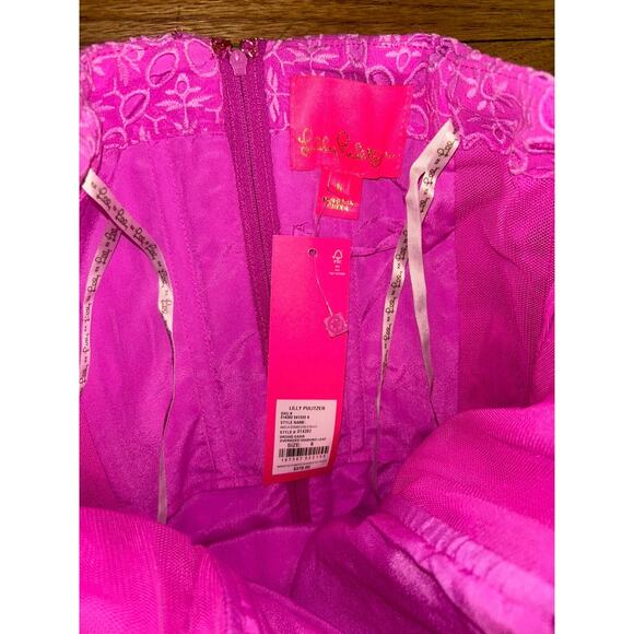 Akela Strapless Fit and Flare Minidress in Orchid by Lily Pullitzer NWT - Picture 2 of 8